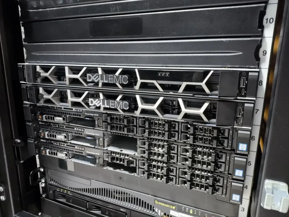 Trivox data center hardware close-up