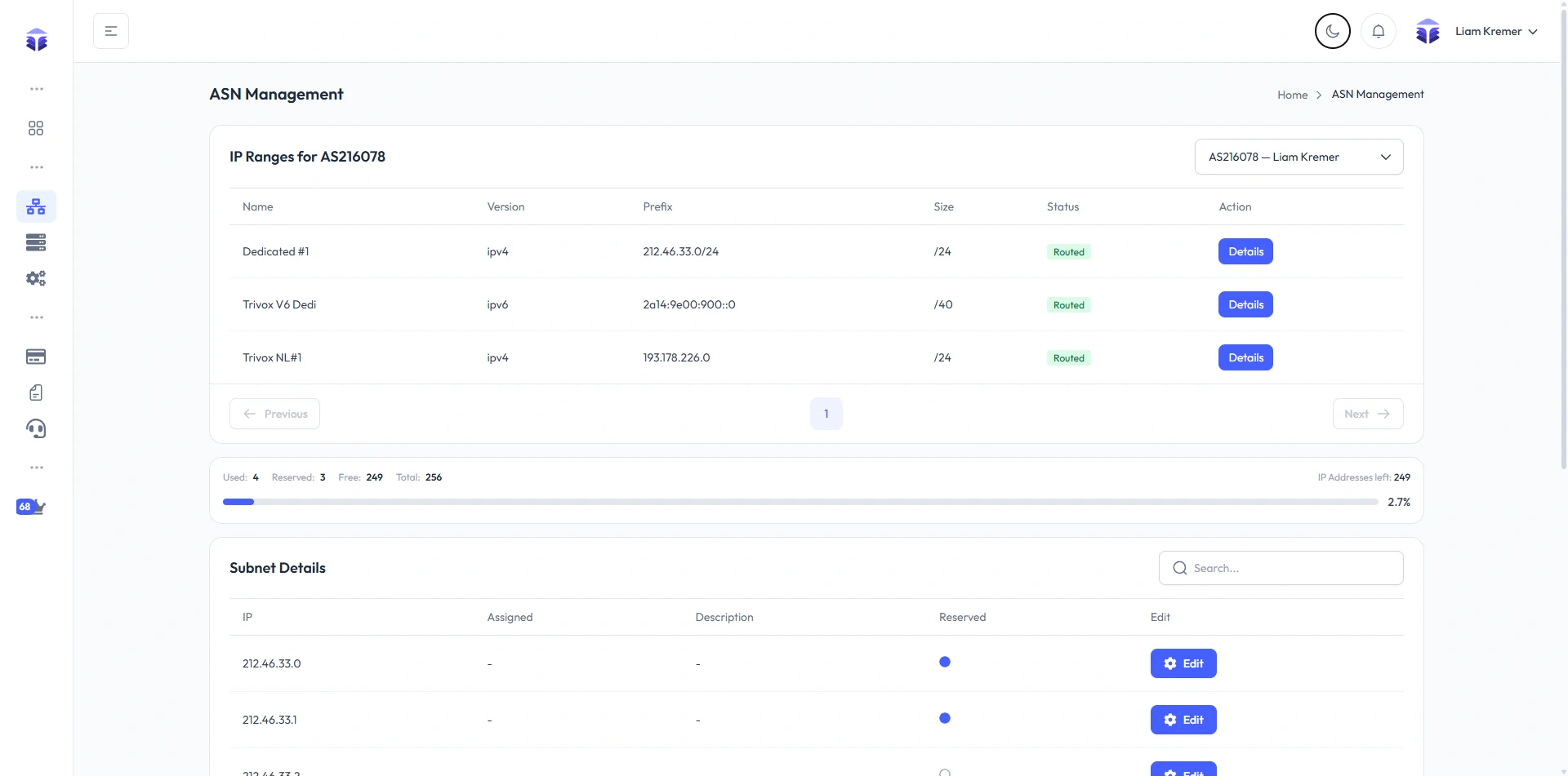 IP management preview